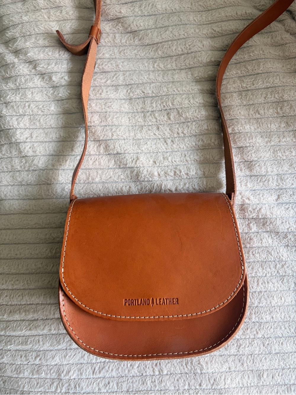 🐎 Hickory Saddle Crossbody Bag - Portland Leather